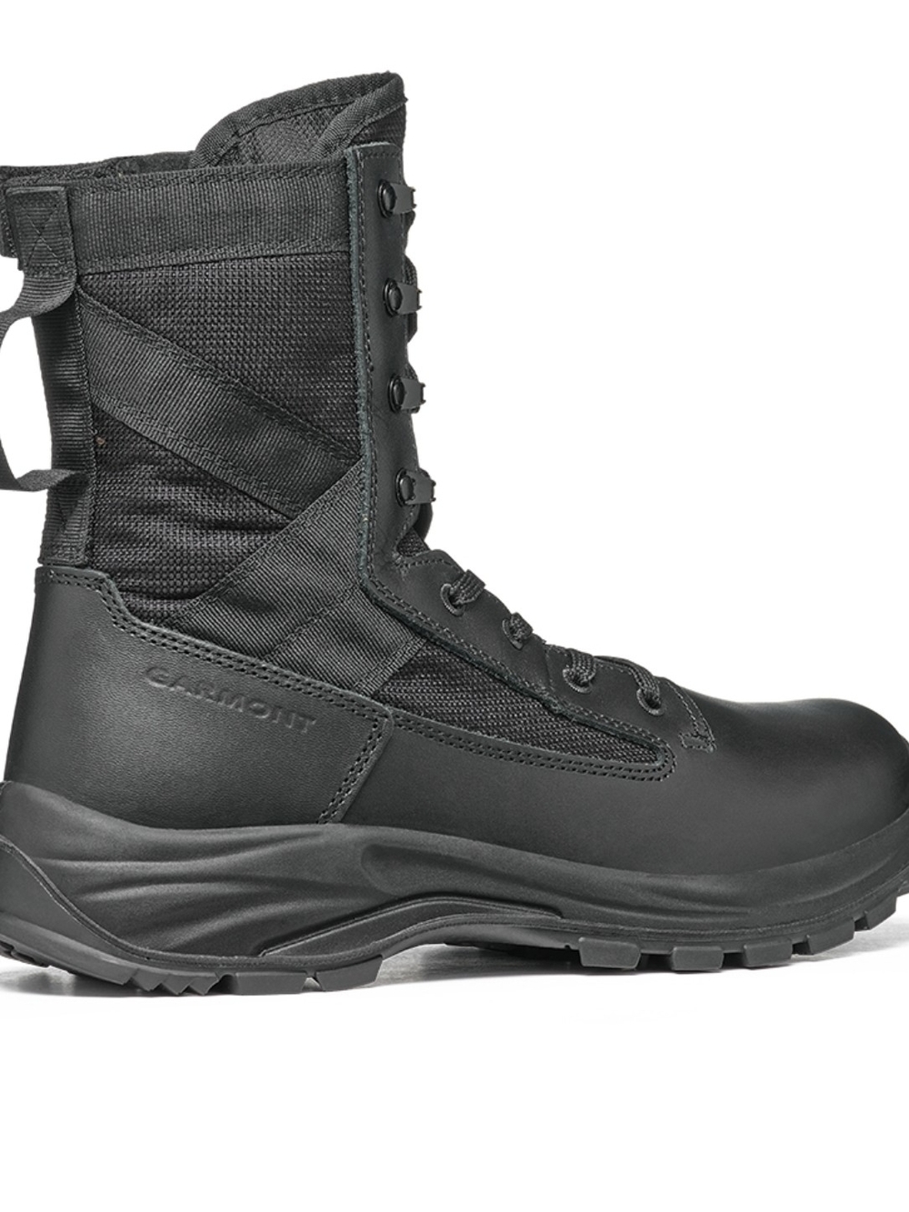 Black Men's Tactical Boot with Supportive Cushioning